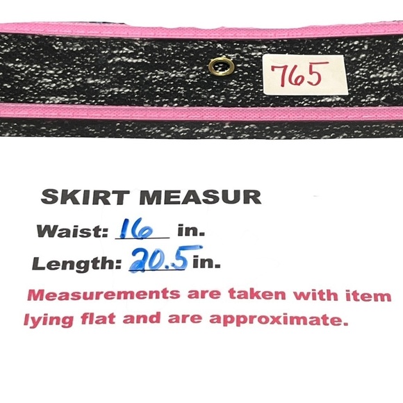 Talbots Outlet Tweed Textured Black & White Pencil Skirt with Pockets Size 6 - Picture 10 of 11